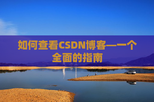 如何查看CSDN博客—一个全面的指南